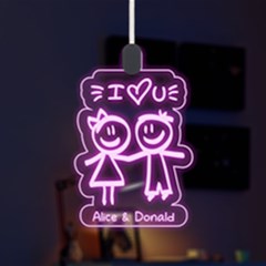 Happy Valentine - LED Acrylic Ornament