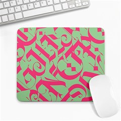 Pattern Ornament Gothic Style Elegant Font Tattoos Large Mousepad by Bedest