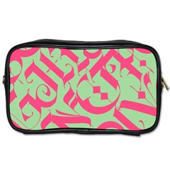 Pattern Ornament Gothic Style Elegant Font Tattoos Toiletries Bag (One Side)