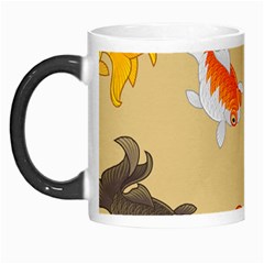 Gold Fish Seamless Pattern Background Morph Mug by Bedest