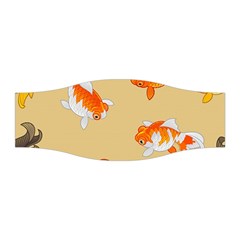 Gold Fish Seamless Pattern Background Stretchable Headband by Bedest