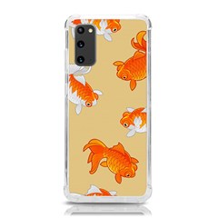 Gold Fish Seamless Pattern Background Samsung Galaxy S20 6 2 Inch Tpu Uv Case by Bedest