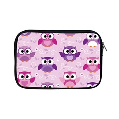 Seamless Cute Colourfull Owl Kids Pattern Apple Ipad Mini Zipper Cases by Bedest