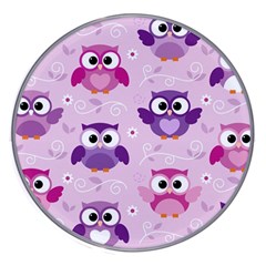 Seamless Cute Colourfull Owl Kids Pattern Wireless Fast Charger(white) by Bedest