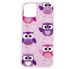 Seamless Cute Colourfull Owl Kids Pattern Iphone 12 Pro Max Tpu Uv Print Case by Bedest