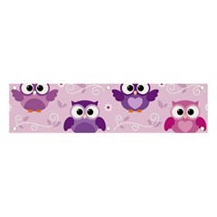 Seamless Cute Colourfull Owl Kids Pattern Banner And Sign 4  X 1  by Bedest