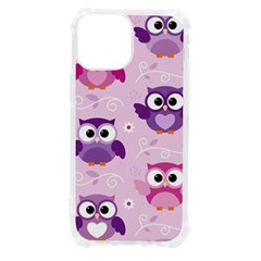 Seamless Cute Colourfull Owl Kids Pattern Iphone 13 Mini Tpu Uv Print Case by Bedest