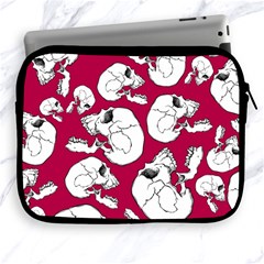 Terrible Frightening Seamless Pattern With Skull Apple Ipad 2/3/4 Zipper Cases by Bedest