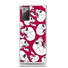 Terrible Frightening Seamless Pattern With Skull Samsung Galaxy Note 20 Tpu Uv Case by Bedest