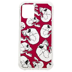 Terrible Frightening Seamless Pattern With Skull Iphone 12 Mini Tpu Uv Print Case	