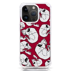 Terrible Frightening Seamless Pattern With Skull Iphone 14 Pro Tpu Uv Print Case by Bedest