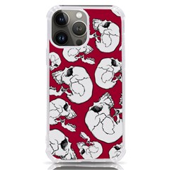 Terrible Frightening Seamless Pattern With Skull Iphone 13 Pro Max Tpu Uv Print Case by Bedest