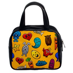 Graffiti Characters Seamless Ornament Classic Handbag (two Sides) by Bedest