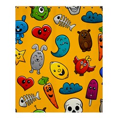 Graffiti Characters Seamless Ornament Shower Curtain 60  X 72  (medium) 