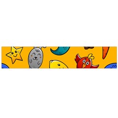 Graffiti Characters Seamless Ornament Large Premium Plush Fleece Scarf  by Bedest