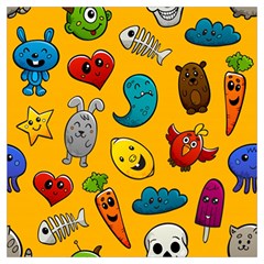 Graffiti Characters Seamless Ornament Lightweight Scarf  by Bedest