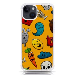 Graffiti Characters Seamless Ornament Iphone 14 Tpu Uv Print Case by Bedest