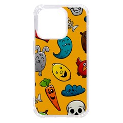 Graffiti Characters Seamless Ornament Iphone 14 Pro Tpu Uv Print Case by Bedest