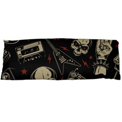 Grunge Seamless Pattern With Skulls Body Pillow Case Dakimakura (two Sides) by Bedest