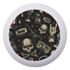 Grunge Seamless Pattern With Skulls Dento Box With Mirror by Bedest