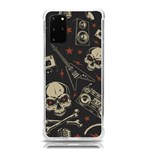 Grunge Seamless Pattern With Skulls Samsung Galaxy S20Plus 6.7 Inch TPU UV Case Front