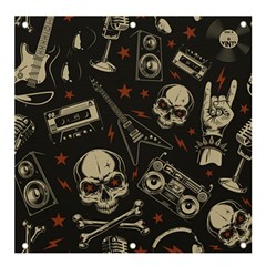 Grunge Seamless Pattern With Skulls Banner And Sign 4  X 4  by Bedest