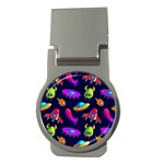 Space Pattern Money Clips (Round)  Front