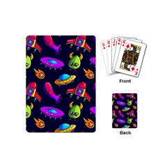 Space Pattern Playing Cards Single Design (mini) by Bedest