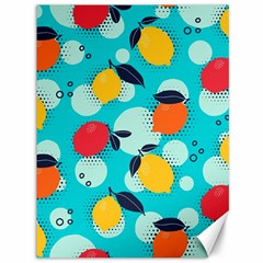 Pop Art Style Citrus Seamless Pattern Canvas 36  X 48  by Bedest