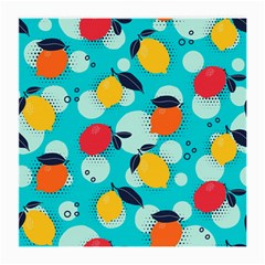 Pop Art Style Citrus Seamless Pattern Medium Glasses Cloth by Bedest