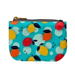 Pop Art Style Citrus Seamless Pattern Mini Coin Purse Front