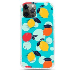 Pop Art Style Citrus Seamless Pattern Iphone 12 Pro Max Tpu Uv Print Case by Bedest