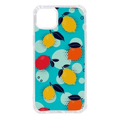 Pop Art Style Citrus Seamless Pattern Iphone 14 Plus Tpu Uv Print Case by Bedest