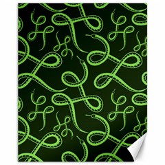 Snakes Seamless Pattern Canvas 11  X 14  by Bedest