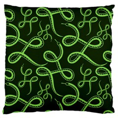 Snakes Seamless Pattern Large Cushion Case (one Side) by Bedest