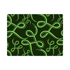 Snakes Seamless Pattern Premium Plush Fleece Blanket (mini) by Bedest