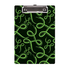 Snakes Seamless Pattern A5 Acrylic Clipboard by Bedest