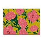 Pink Flower Seamless Pattern Sticker A4 (10 pack) Front