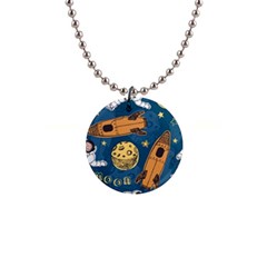 Missile Pattern 1  Button Necklace by Bedest