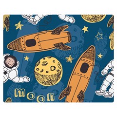 Missile Pattern Premium Plush Fleece Blanket (medium) by Bedest