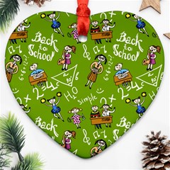 Seamless Pattern With Kids Heart Ornament (two Sides) by Bedest