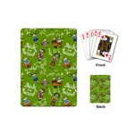 Seamless Pattern With Kids Playing Cards Single Design (Mini) Back