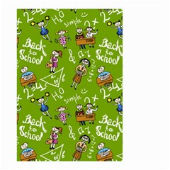 Seamless Pattern With Kids Small Garden Flag (two Sides) by Bedest