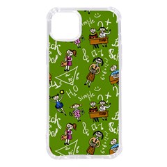 Seamless Pattern With Kids Iphone 14 Plus Tpu Uv Print Case