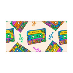 Seamless Pattern With Colorful Cassettes Hippie Style Doodle Musical Texture Wrapping Fabric Vector Yoga Headband by Bedest