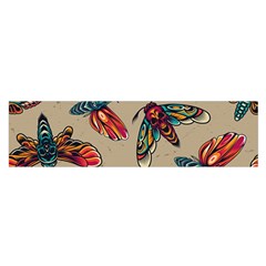 Tattoos Colorful Seamless Pattern Oblong Satin Scarf (16  X 60 ) by Bedest