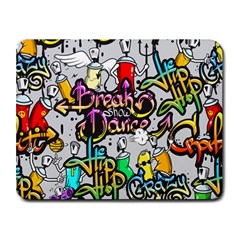 Hip Hop Background Small Mousepad by Bedest