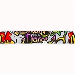 Hip Hop Background Small Bar Mat 24 x4  Bar Mat