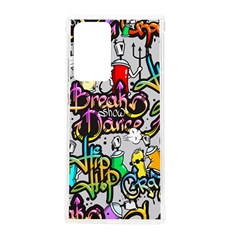 Hip Hop Background Samsung Galaxy Note 20 Ultra Tpu Uv Case by Bedest