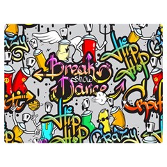 Hip Hop Background Premium Plush Fleece Blanket (extra Small) by Bedest